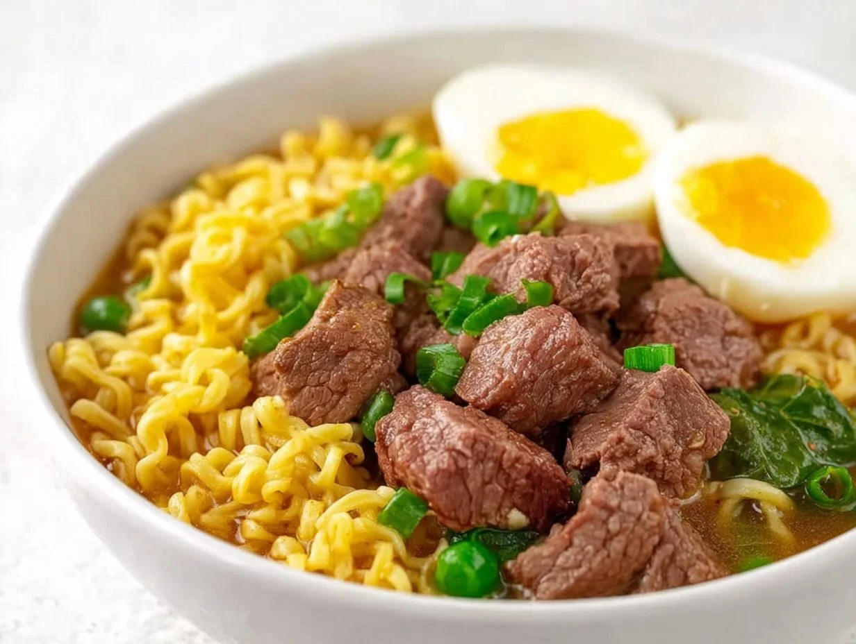 Slow Cooker Beef Ramen Noodles