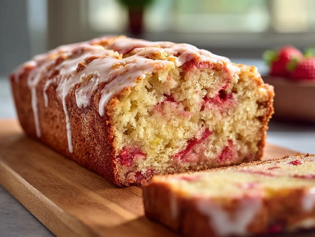 Strawberry Rhubarb Bread