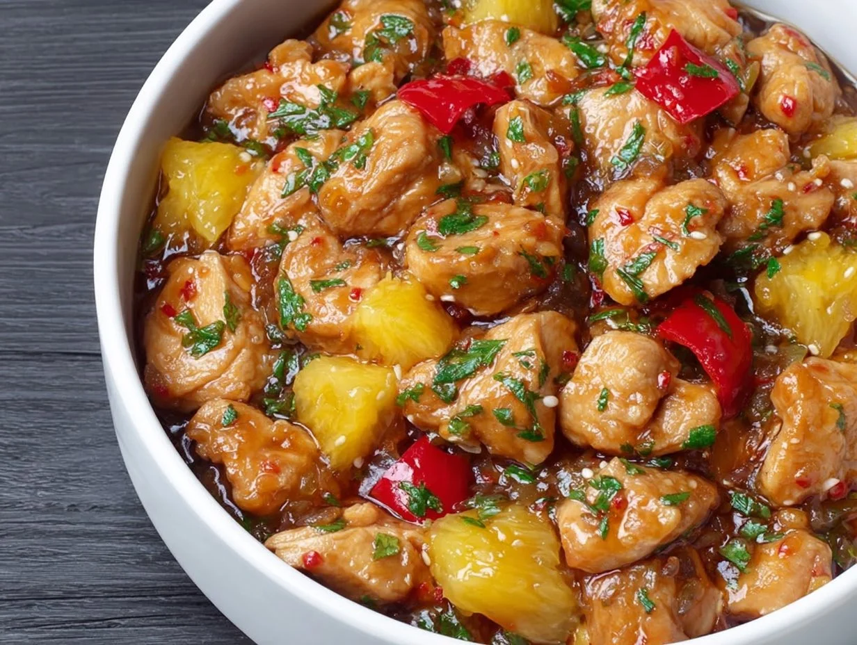 Sweet Hawaiian Crockpot Chicken