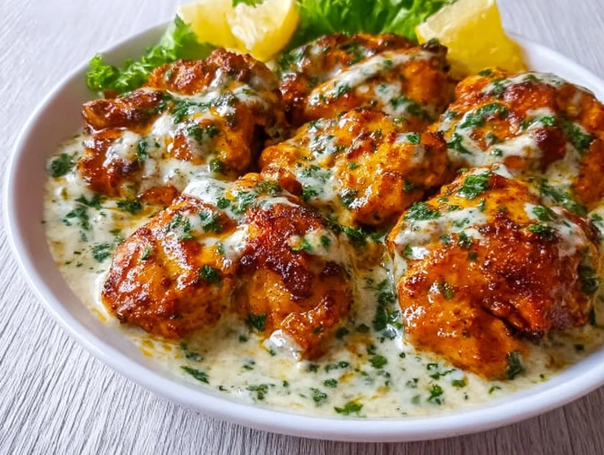 Turkish Chicken with Creamy White Sauce: A Flavorful Delight! Turkish Chicken with Creamy White Sauce