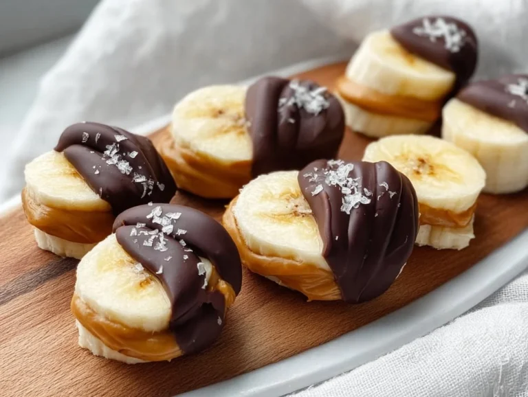 The recipe for a quick and tasty healthy snack idea is banana, peanut butter & dark chocolate . This irresistible combination features creamy peanut butter slathered on a fresh banana, finished with rich dark chocolate for a satisfying treat. Perfect for a post-workout boost or a sweet midday snack, it delivers both nutrition and flavor. banana peanut butter