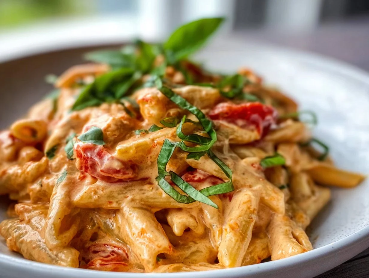 Creamy Vegan Cashew Tomato Pasta