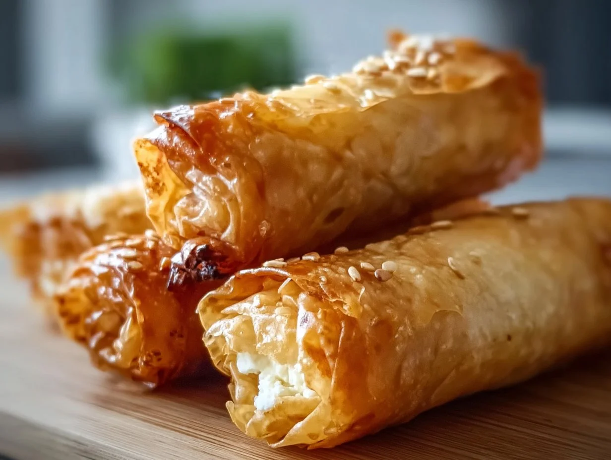 Crispy Feta Rolls