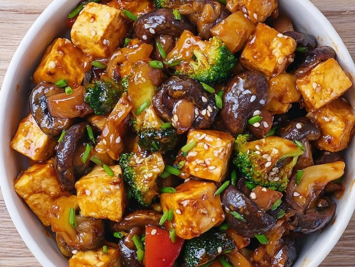 Mushroom and Tofu Stir-Fry