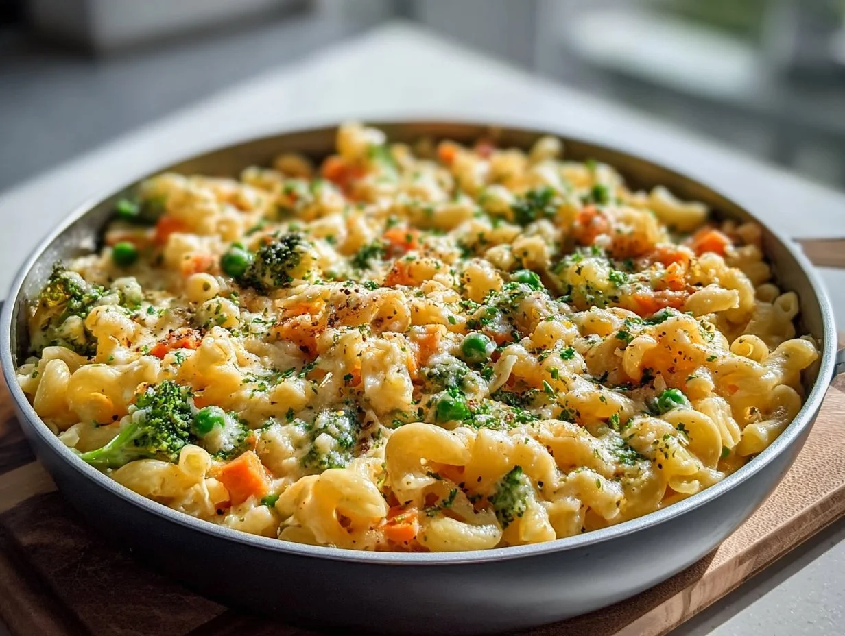 One Pot Veggie Mac and Cheese