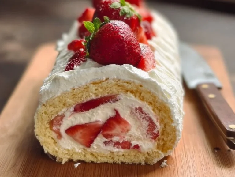 Strawberry Shortcake Cake Roll is a delightful twist on a classic dessert that combines fluffy sponge cake with creamy filling and fresh strawberries. This treat is perfect for spring and summer gatherings, offering a light and refreshing bite that's sure to please. With the sweetness of strawberries and a rich cream cheese filling, this recipe is an easy yet impressive showstopper. Strawberry Shortcake