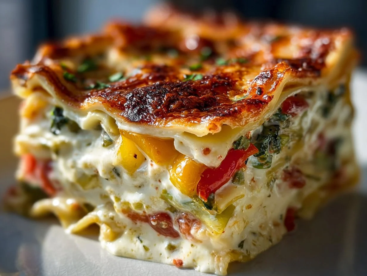 Loaded Veggie White Lasagna
