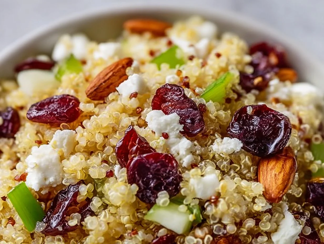 Cranberry Quinoa Feta Salad Homemade Cranberry Quinoa Feta Salad