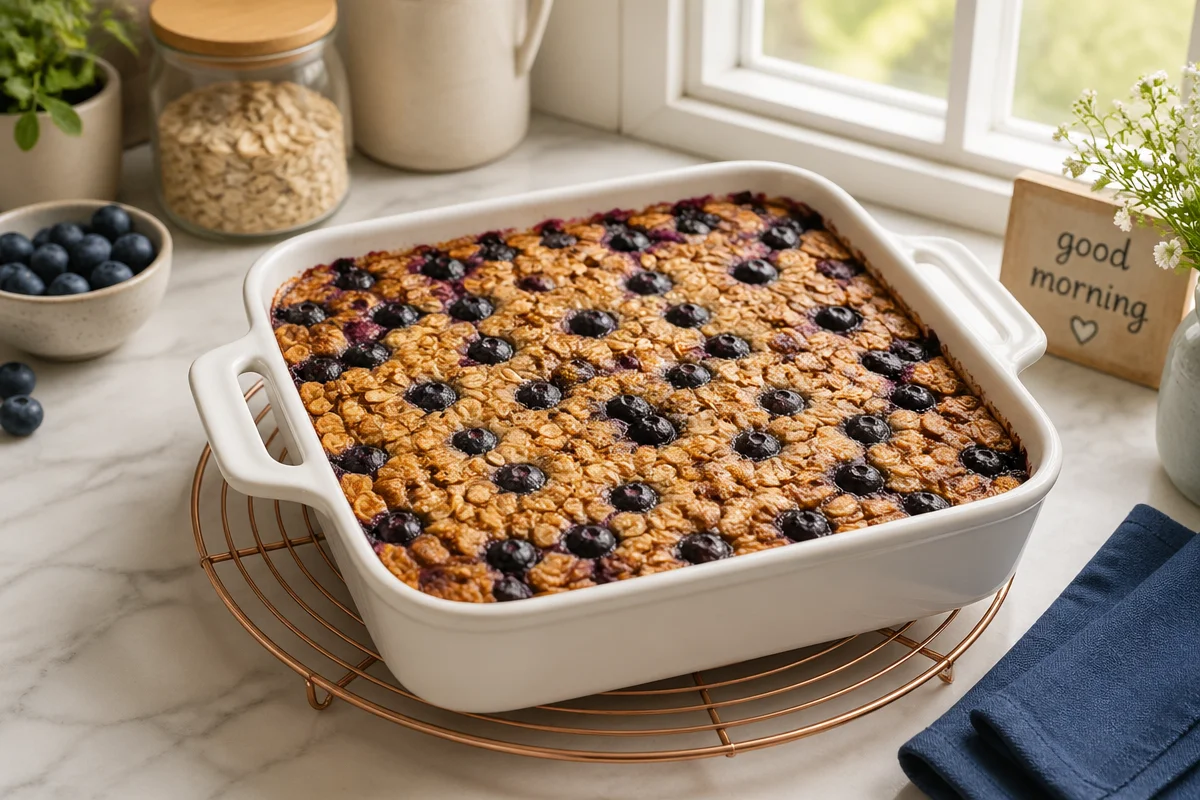 Delicious Blueberry Baked Oatmeal for a Cozy Morning Delicious Blueberry Baked Oatmeal for a Cozy Morning