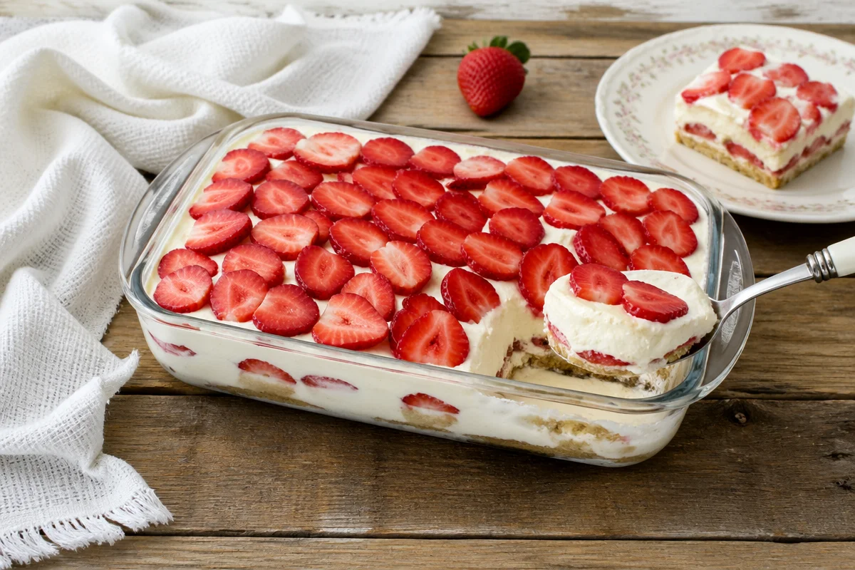 Delicious Strawberry Angel Food Dessert: A Treat for Everyone! Delicious Strawberry Angel Food Dessert: A Treat for Everyone!