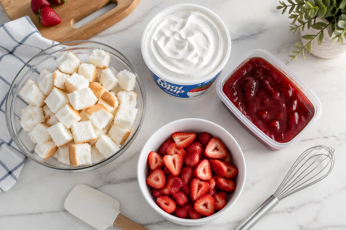 Delicious Strawberry Angel Food Dessert: A Treat for Everyone! Strawberry Angel Food Dessert