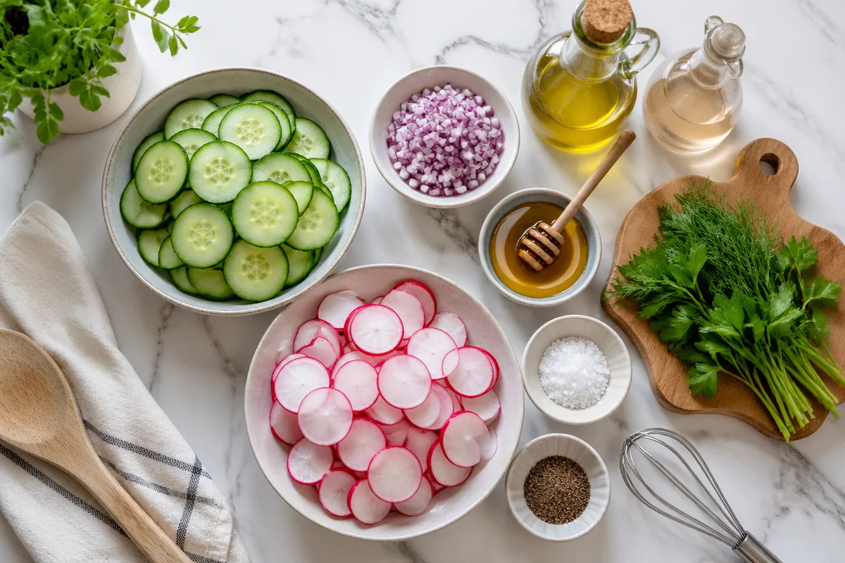Radish and Cucumber Salad