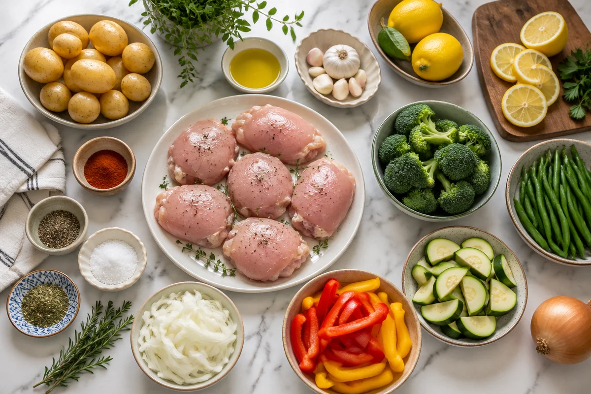 One-Pan Lemon Chicken and Veggies for a Wholesome Dinner