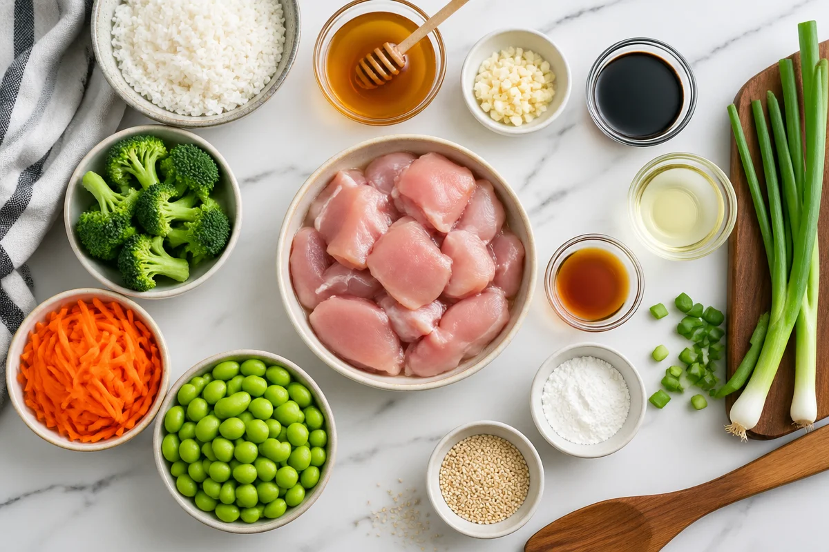 Quick & Easy Honey Garlic Chicken Bowls You'll Love Quick & Easy Honey Garlic Chicken Bowls You'll Love
