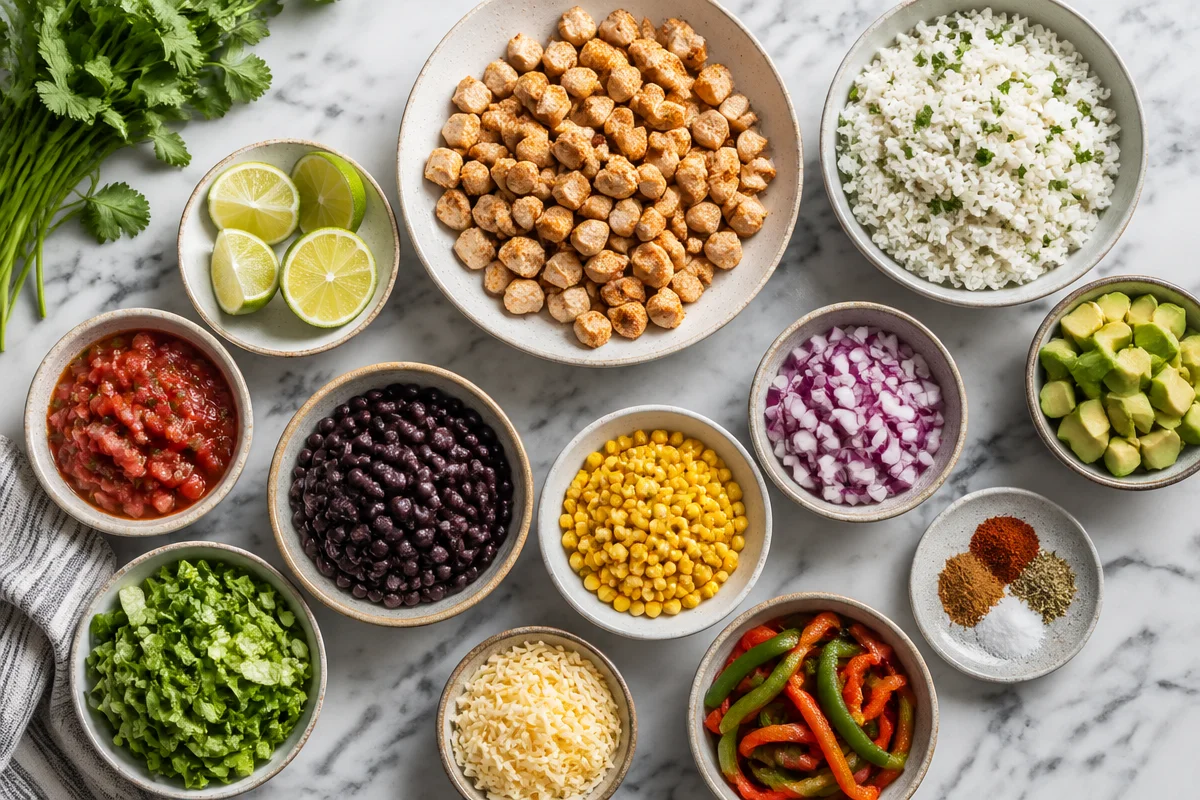 Chicken Burrito Bowls