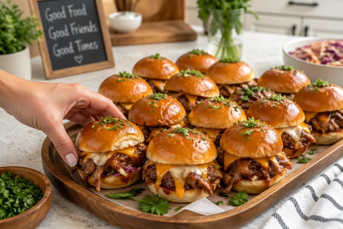 BBQ Chicken Sliders