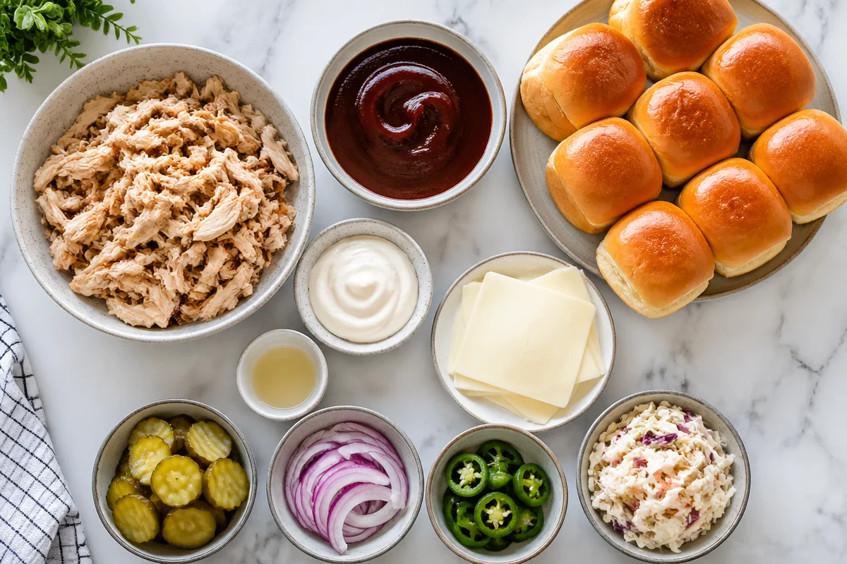 BBQ Chicken Sliders