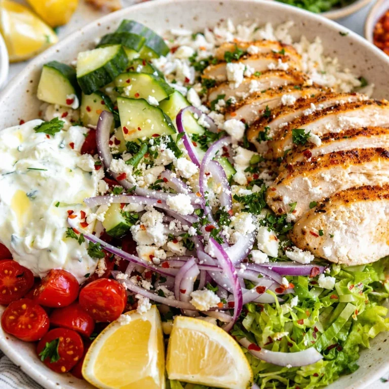 Greek Chicken Bowls are my weeknight lifesaver when I want something fresh, filling, and not fussy. You know those evenings when you open the fridge, stare for a minute, and consider cereal for dinner? This is the recipe that pulls me out of that mood. It tastes bright and savory, like you actually planned dinner, even if you pulled it together in under 30 minutes. Plus everyone can build their own bowl, which means fewer complaints at the table. Greek Chicken Bowls