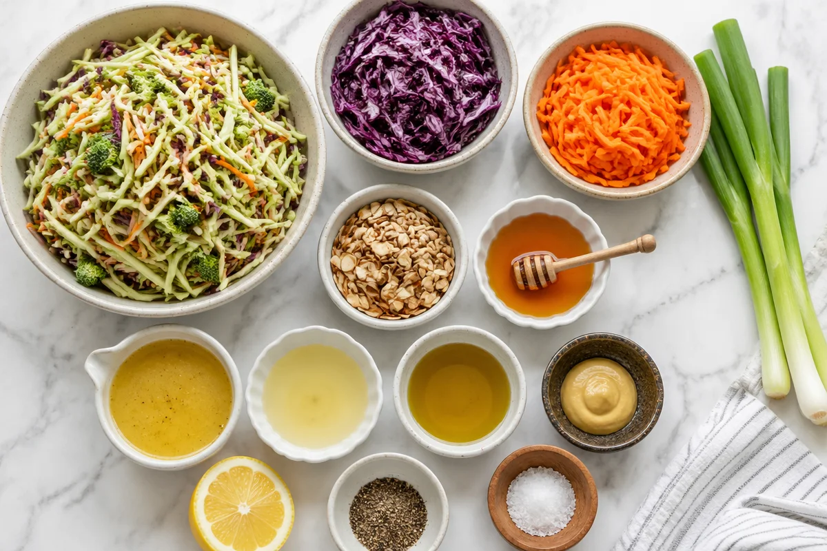 Zesty Broccoli Slaw with Lemon Vinaigrette for a Fresh Twist Broccoli Slaw with Lemon Vinaigrette is my go to fix for those days when I want something crunchy and fresh but I do not want to cook a whole complicated meal. You know the feeling, you open the fridge, stare for a minute, and everything looks kind of boring. This slaw is bright, tangy, and it wakes up anything you put it next to. It takes about as long as it takes to slice an apple and shake up a quick dressing. Plus it holds up really well, so you can make it now and enjoy it later. Broccoli Slaw with Lemon Vinaigrette