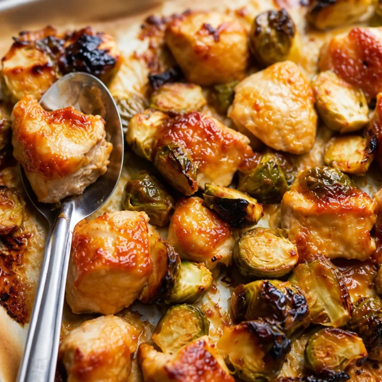 Miso Maple Sheet-Pan Chicken with Brussels Sprouts (35-Minute Dinner) miso maple chicken with Brussels sprouts is my answer to those nights when I stare into the fridge like it personally offended me. You want something cozy and flavorful, but you also want it done fast and with minimal dishes. This is the kind of dinner that makes your kitchen smell like you tried way harder than you actually did. It all happens on one sheet pan, and it hits that sweet spot of sticky, savory, and a little charred around the edges. If you have chicken and a bag of Brussels sprouts, you are already halfway there. miso maple chicken with Brussels sprouts