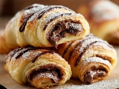 Nutella Stuffed Crescent Rolls recipe