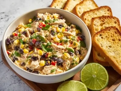 High Protein Southwest Chicken Salad for Easy Lunch Meal Prep
