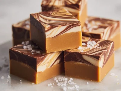 Delicious homemade Caramel Coffee Fudge with a rich coffee flavor