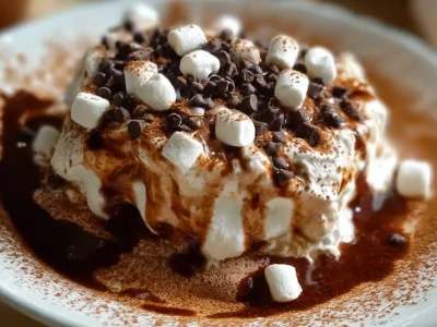 Crockpot hot chocolate served in a warm mug with whipped cream on top