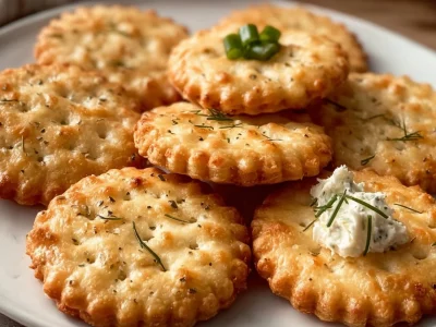Tasty Dill Pickle Ritz Bites served as a snack or appetizer