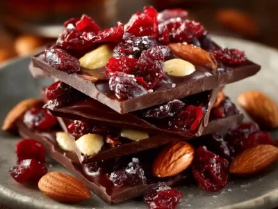 Ghost Pepper Chocolate Bark: A Spicy and Sweet Delight Delicious Ghost Pepper Chocolate Bark showcasing spicy and sweet flavors.