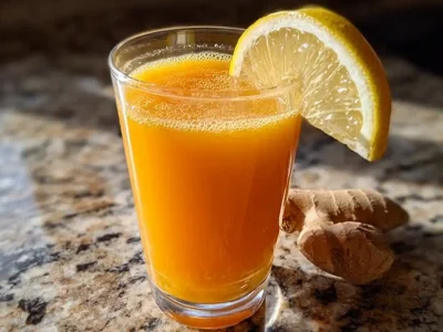 Zesty ginger shots for a refreshing health boost