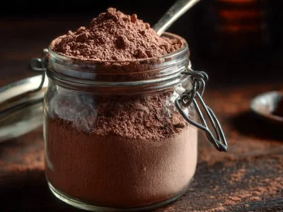 Delicious homemade hot cocoa mix in a cozy mug with marshmallows