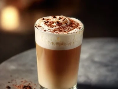 A delicious London Fog Tea Latte served in a cozy mug with steam rising.