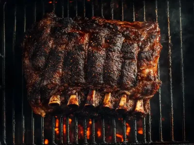 Ultimate Rib Roast on a Pellet Grill – Absolutely Delicious rib roast on a pellet grill with crispy bark and juicy center