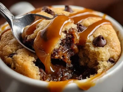 salted caramel chocolate chip cookie