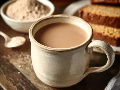 A comforting cup of tea mix, showcasing a flavorful blend of herbs and spices.