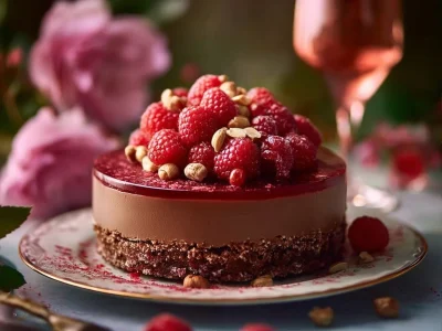 Decadent chocolate mascarpone dessert for Valentine's Day celebration