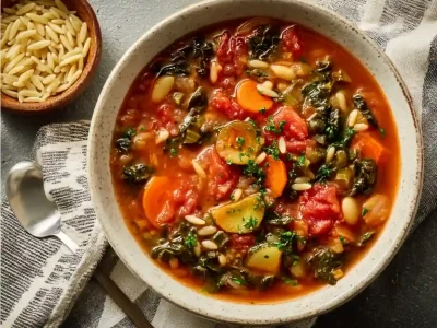 vegetable orzo soup