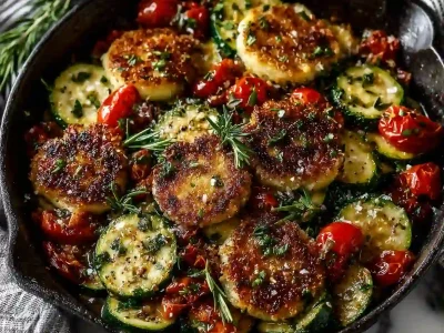 zucchini with tomato for a quick healthy dinner